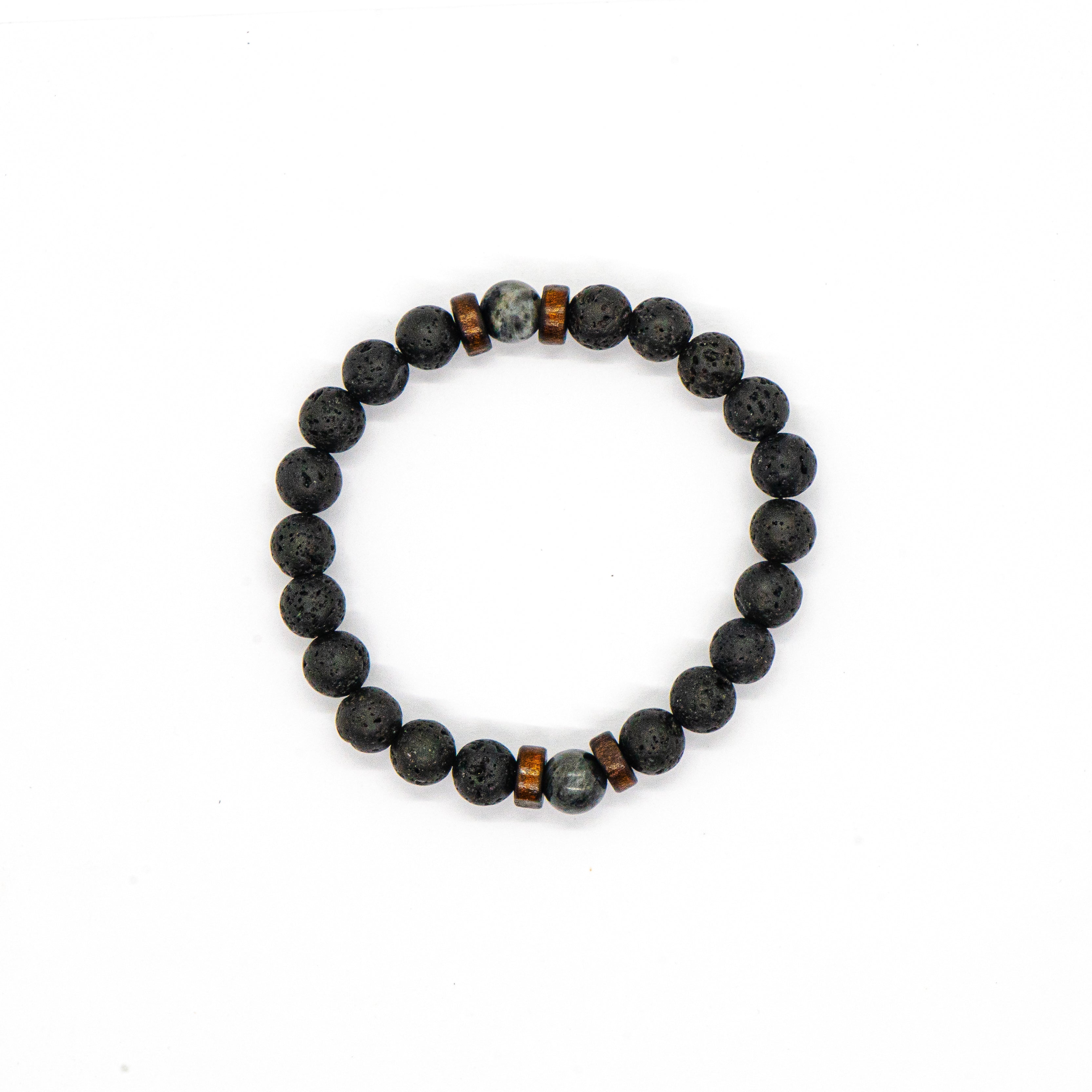 Volcanic stone bracelet