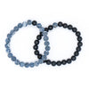 Natural stone pair bracelets